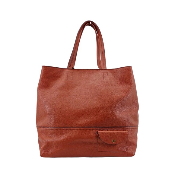 J Crew All Day Tote bag in‎ Brown Leather - Size 13x13x4 - Picture 2 of 7